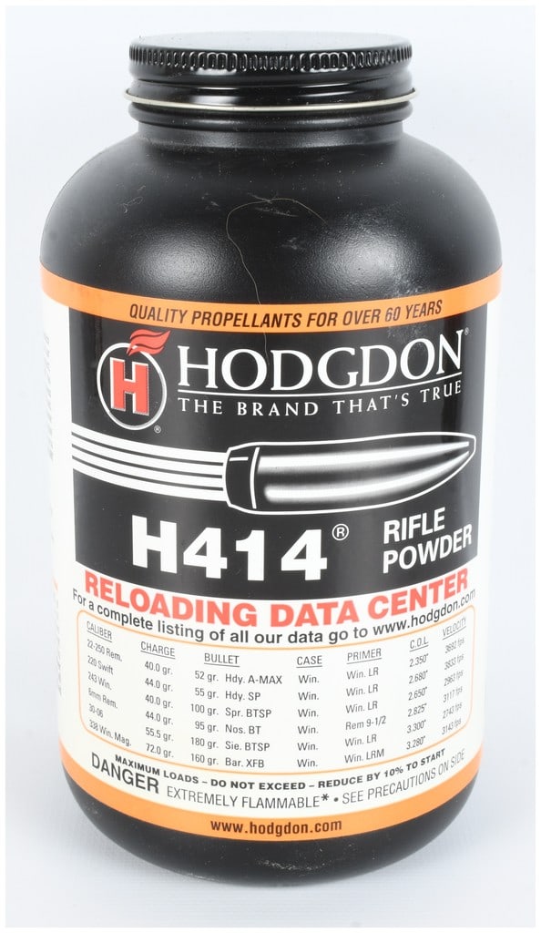 Hodgdon H414 Smokeless Rifle Powder 1 lb (1 of 3)