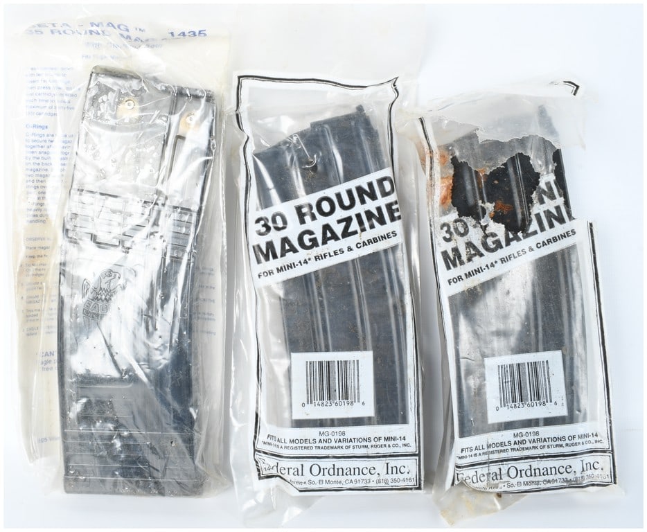 A Trio of Ruger Mini-14 Aftermarket Magazines (1 of 3)