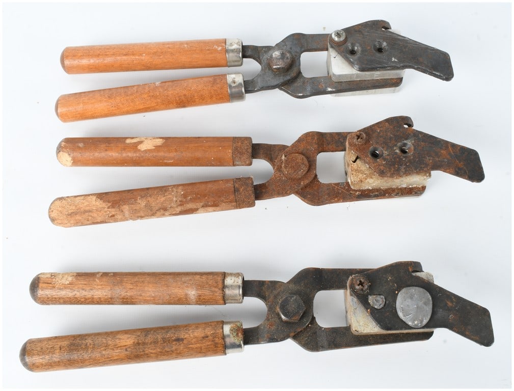 Three Lee Precision Double Cavity Bullet Molds with Handles (1 of 4)