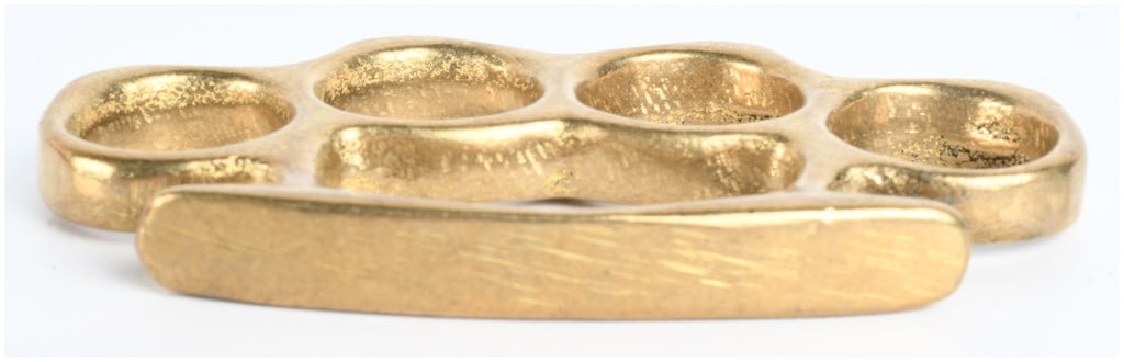Cast Brass Knuckle Duster - 3