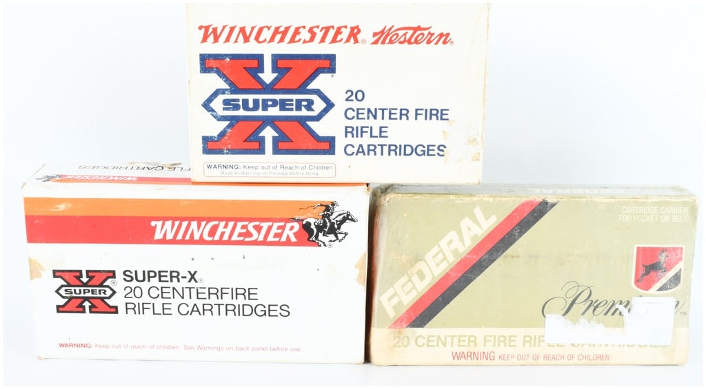 A Lot of 60 Rounds of Winchester and Federal .338 Winchester Magnum Ammunition (1 of 4)