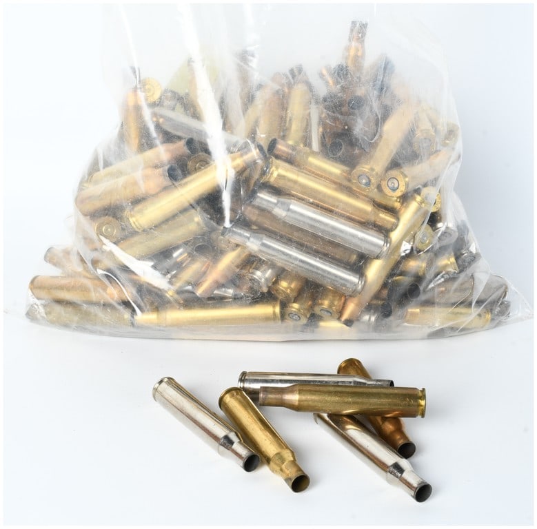 A Lot of Approximately 100 Winchester and Remington Spent Rifle Cartridge Casings .270 Win .243 Win (1 of 3)