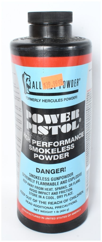 Alliant Powder Power Pistol Smokeless Gunpowder 1 lb 1999 (1 of 3)