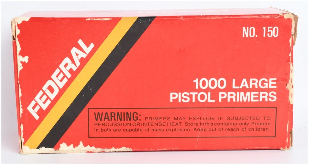 A Lot of 1000 Federal No. 150 Large Pistol Primers (1 of 2)