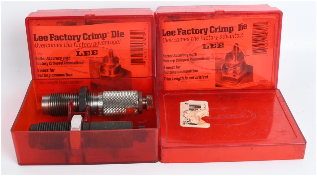 Two Lee Precision Reloading Dies and Cases (1 of 3)