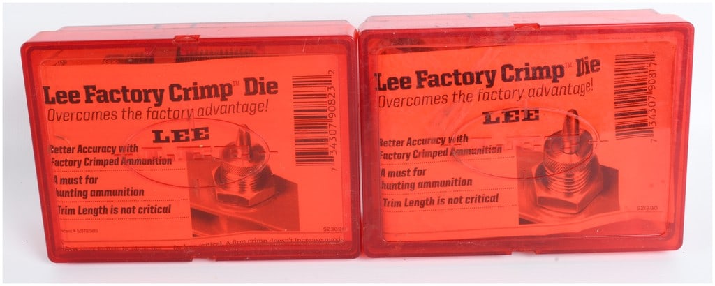 Two Lee Precision Reloading Dies and Cases - 3