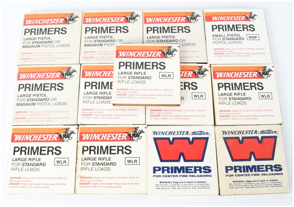 Winchester and Winchester-Western Primers Reloading Components 1200 Count (1 of 2)