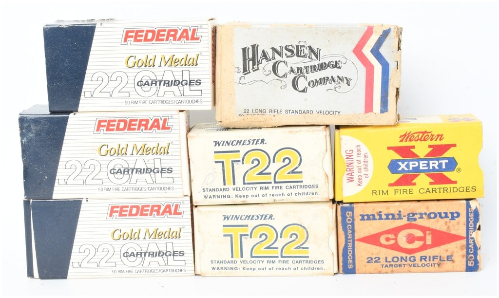 Mixed Manufacturers .22 Long Rifle Rimfire Ammunition .22 Caliber 400 Rounds (1 of 3)