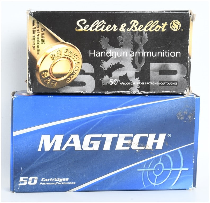 A Lot of 100 Rounds of Sellier & Bellot and Magtech .32 S&W and .32 S&W Long Ammunition (1 of 5)