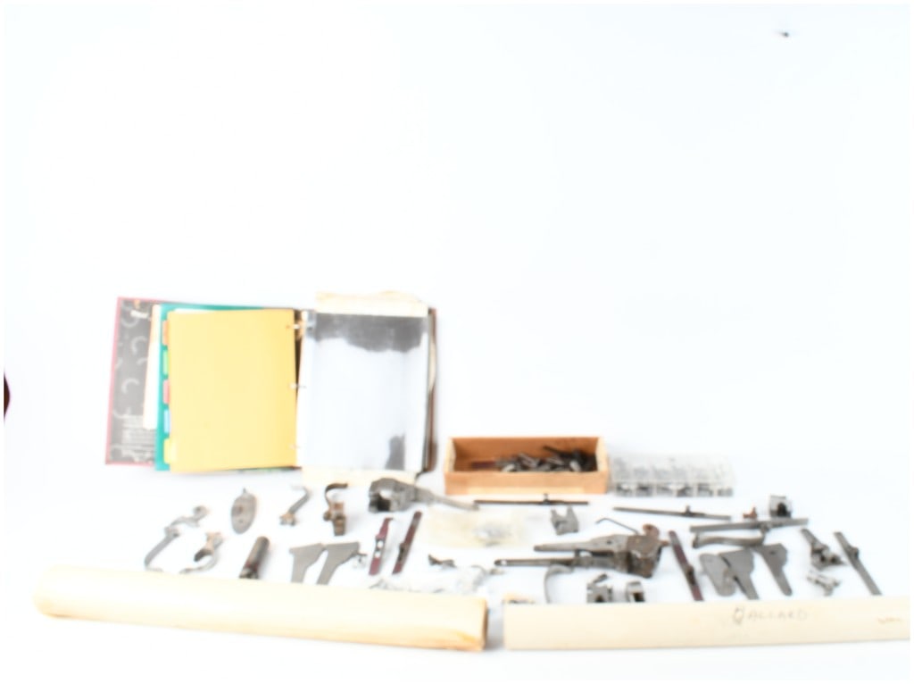 A Collection of Sharps Model 1874 Rifle Parts and Technical Documentation (1 of 10)