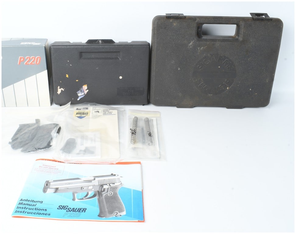A Collection of 10 Sig Sauer P220 Accessories for Parts/Repair (1 of 5)