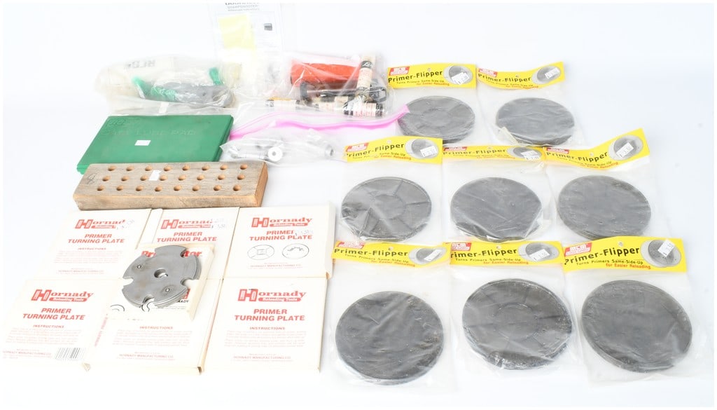A Collection of 16 Firearm Reloading Tools and Accessories (1 of 5)