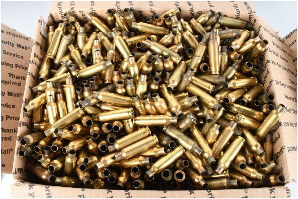 A Lot of 400 Mixed Manufacturer 6.5 Creedmoor Once-Fired Brass Casings (1 of 3)
