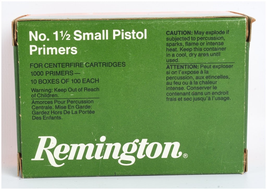 Remington No. 1 1/2 Small Pistol Primers 1000 Count (1 of 2)