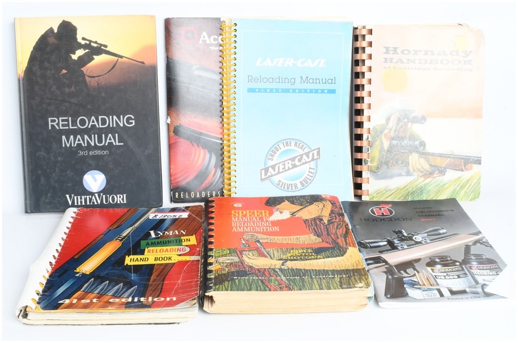 Various. A Collection of 6 Ammunition Reloading Manuals. Various Publishers, 1960s-2007. (1 of 5)