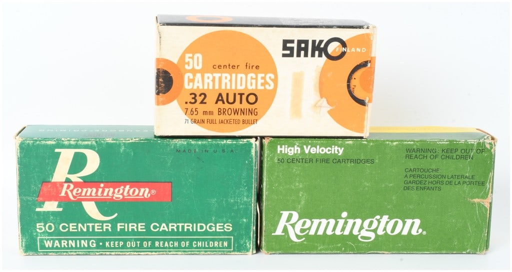 A Lot of 150 Rounds of Sako and Remington .32 Auto Ammunition (1 of 4)