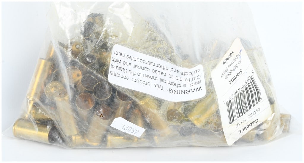 A Collection of Starline .45 Schofield Unprimed Brass Cartridge Cases (1 of 3)