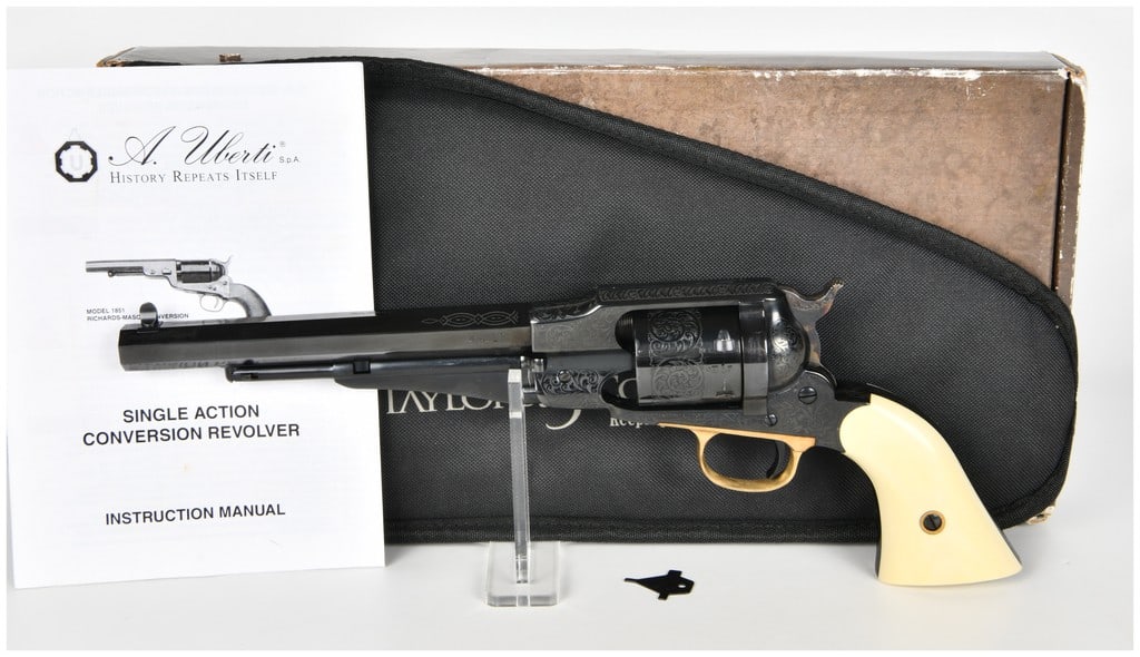 Uberti 1851 Richards-Mason Conversion Single-Action Revolver .45 Colt with 8 Inch Barrel (1 of 19)