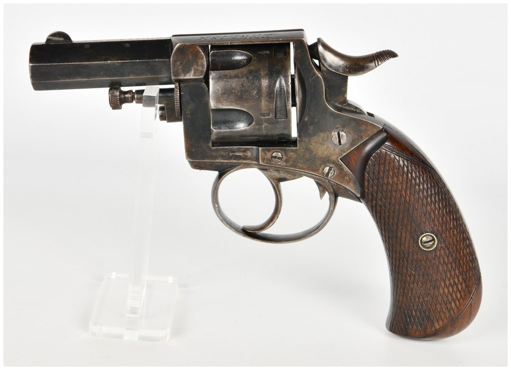 I. Hollis and Sons English Bull Dog Double Action Revolver .44 Caliber with 2.5 Inch Barrel Antique (1 of 13)