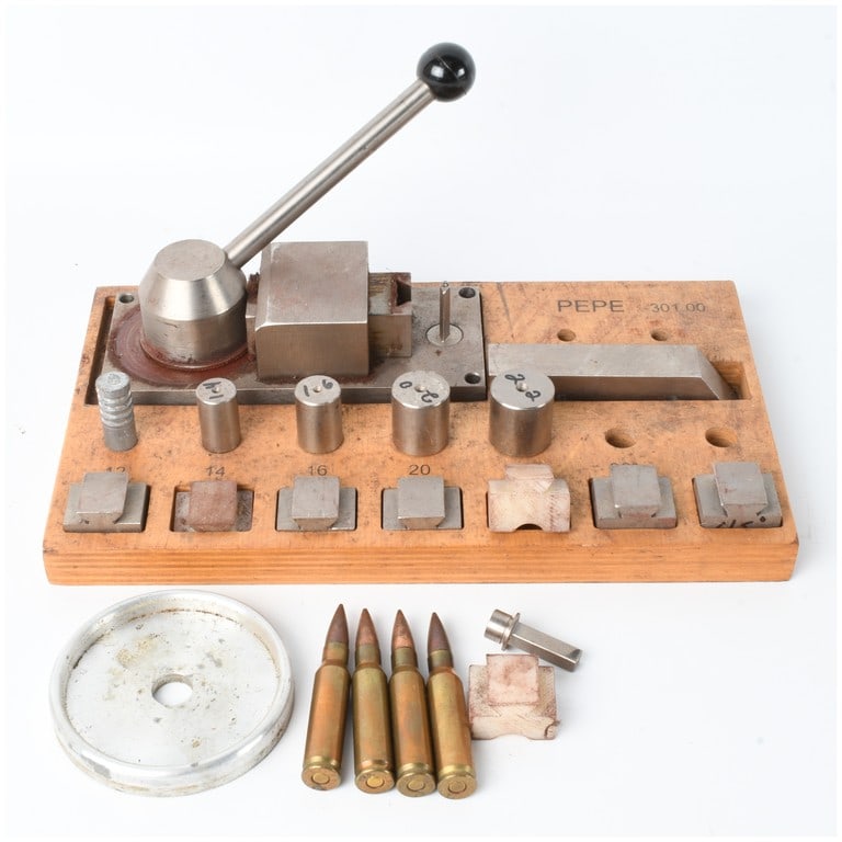 A Pepe Tools Model 301.00 Ring Bending Tool and a Lot of 4 Hornady .308 Winchester Cartridges (1 of 5)