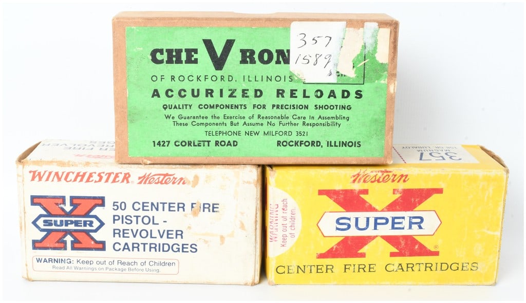 A Lot of 124 Rounds of Western and Winchester Super-X .357 Magnum Ammunition (1 of 4)