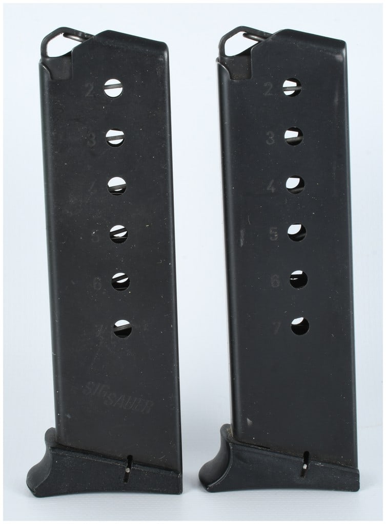 A Pair of Sig Sauer P238 7-Round Pistol Magazines .380 ACP (1 of 3)