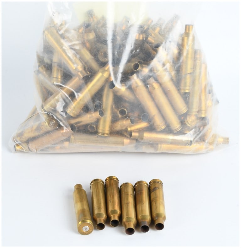 A Lot of Approximately 150 Winchester and Federal 7mm Remington Magnum Spent Brass Ammunition (1 of 4)