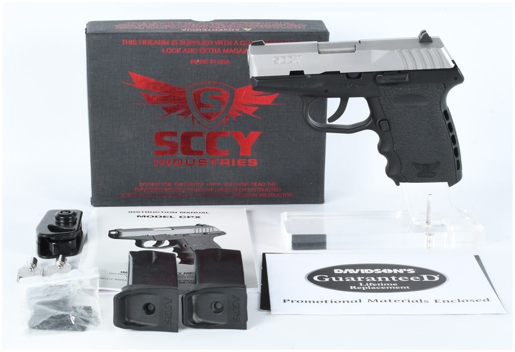 SCCY Industries CPX-2 TT Semi-Automatic Pistol 9mm with 3.1 Inch Barrel (1 of 15)