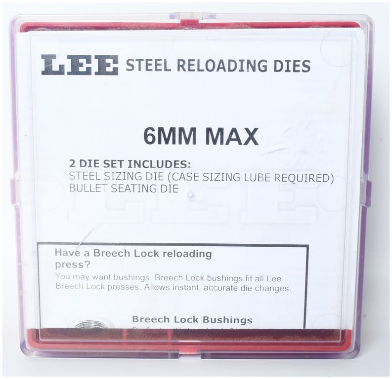 Lee Precision 6mm MAX Two-Die Reloading Set (1 of 2)