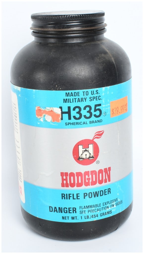 Hodgdon H335 Spherical Rifle Powder 1 lb Container (1 of 2)
