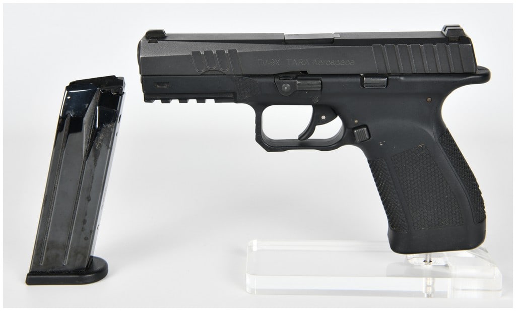 TARA Aerospace TM-9X Semi-Automatic Pistol 9x19mm with 4.5 Inch Barrel (1 of 16)