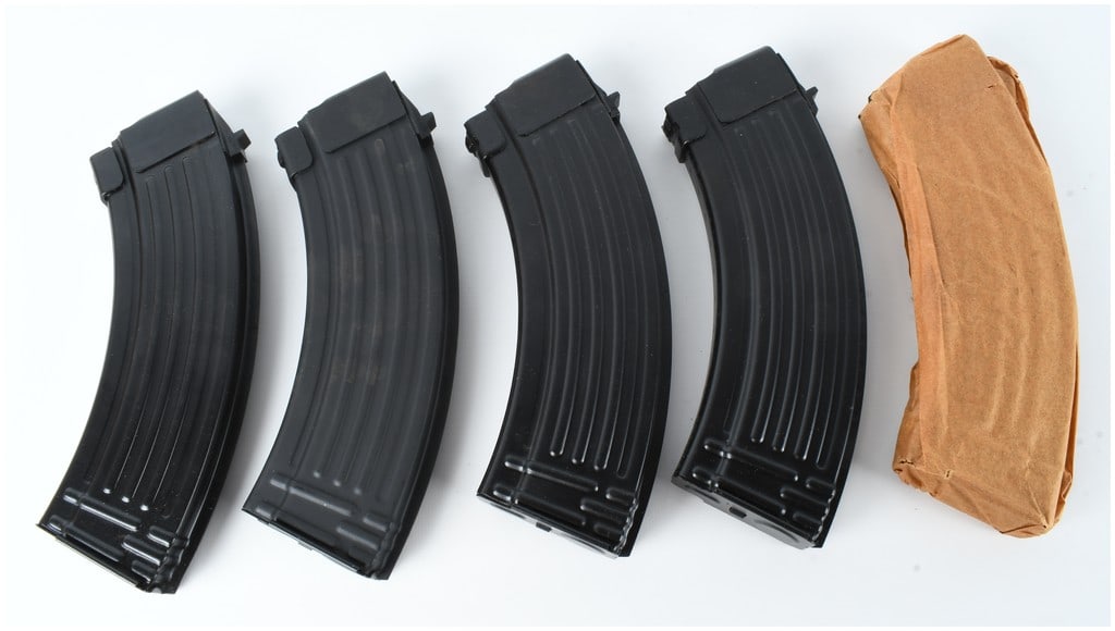 A Lot of 5 Polish AK-47 Pattern 30-Round Magazines 7.62x39mm (1 of 4)