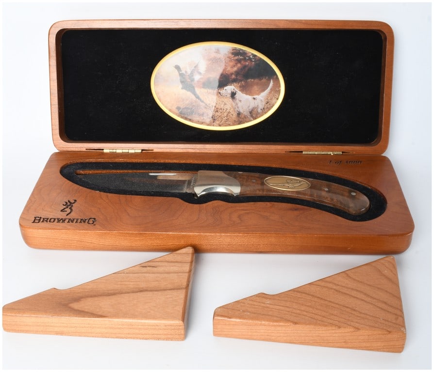 Browning Model 26 Limited Edition Hunting Heritage Pheasant Folding Knife (1 of 4)