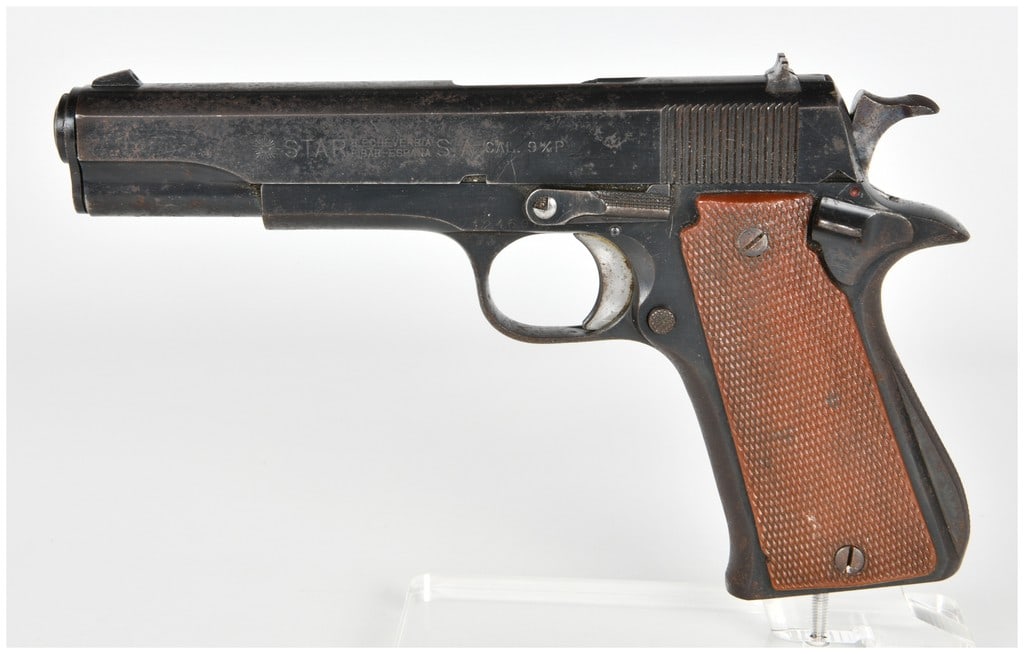 Star Model B Super Semi-Automatic Pistol 9mm Parabellum with 5 Inch Barrel (1 of 15)