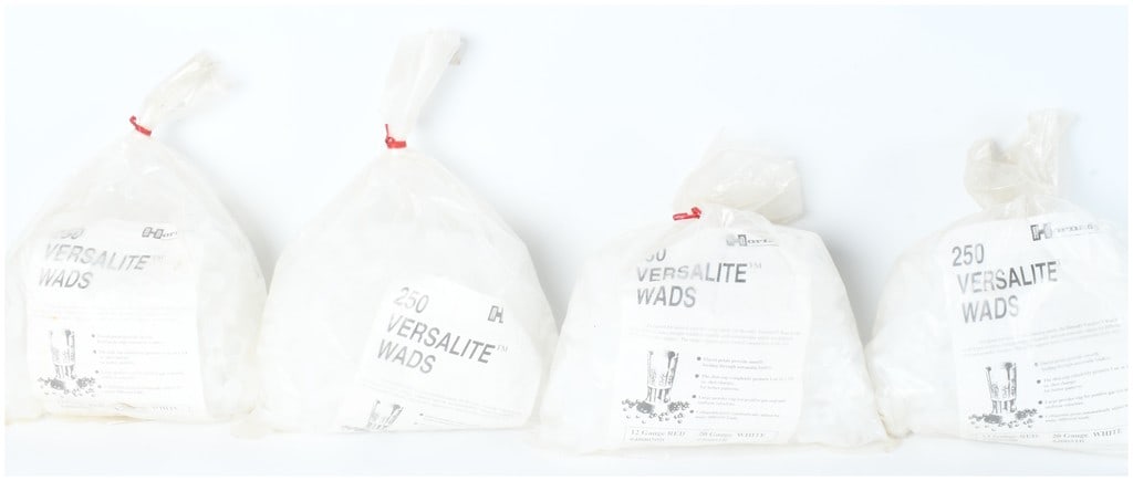 A Lot of 4 Bags of Hornady Versalite 20-Gauge Shotgun Wads (1 of 2)