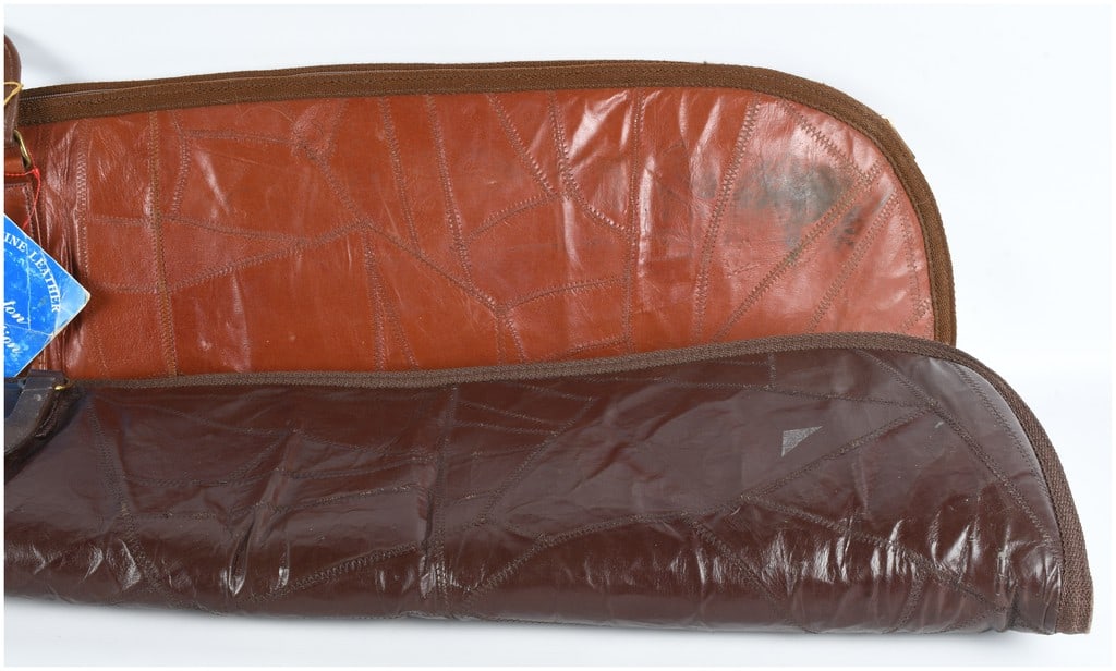 Two Carrington Collection Patchwork Leather Gun Cases - 2
