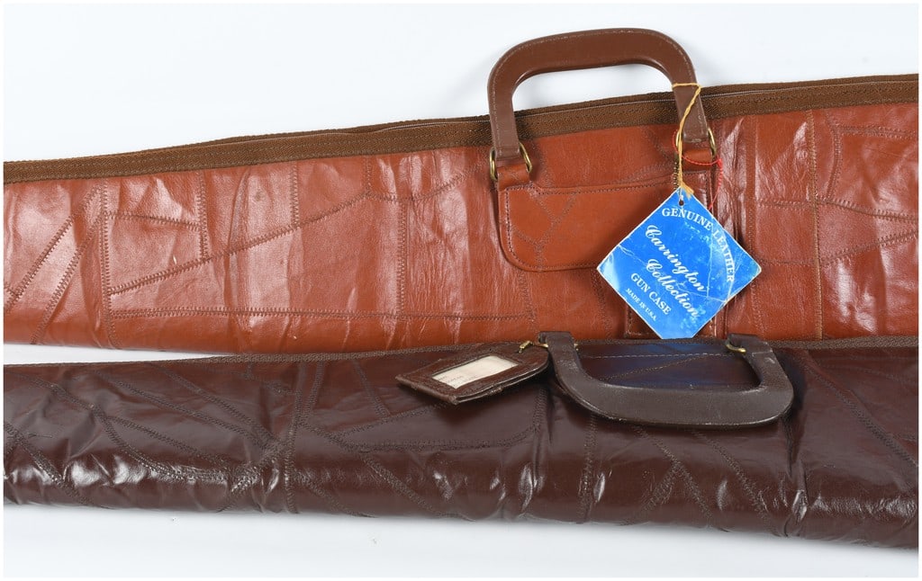 Two Carrington Collection Patchwork Leather Gun Cases - 3