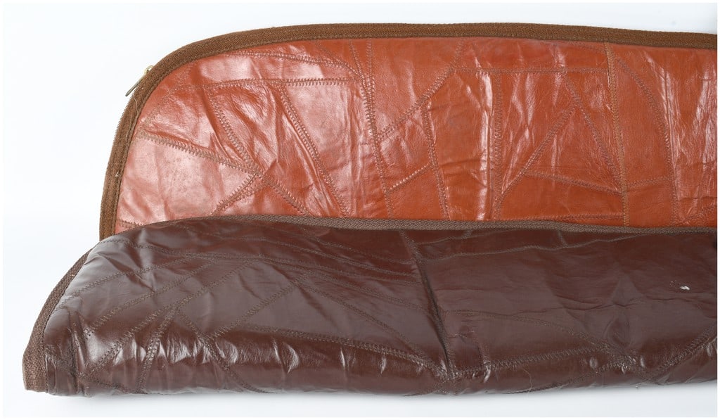 Two Carrington Collection Patchwork Leather Gun Cases - 6