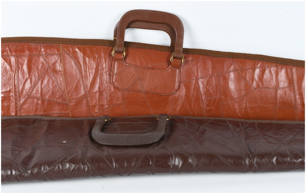 Two Carrington Collection Patchwork Leather Gun Cases - 7