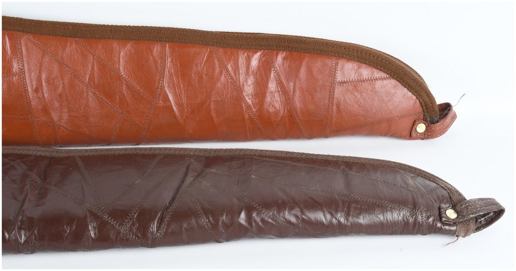 Two Carrington Collection Patchwork Leather Gun Cases - 8