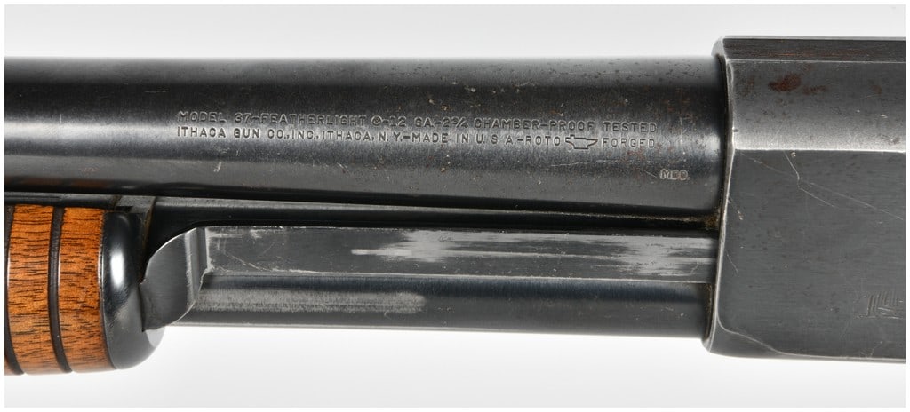 Ithaca Model 37 Featherlight Pump Action Shotgun 12 Gauge with 28 Inch Barrel - 16
