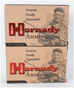 A Lot of 40 Rounds of Hornady Custom Ammunition 7x64mm and 8x57 JS