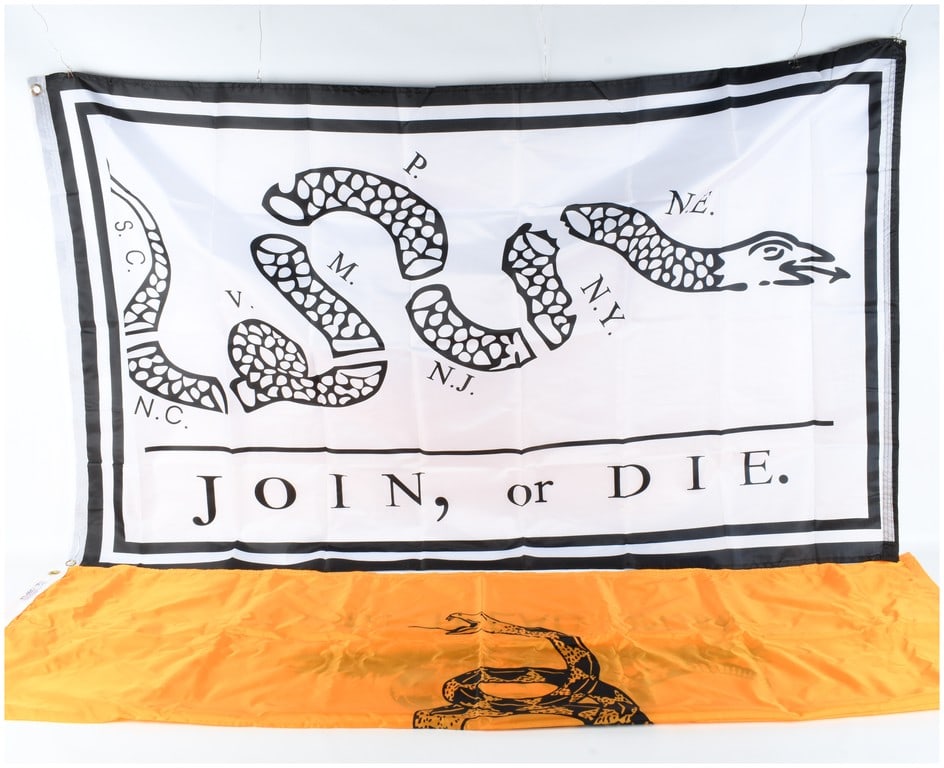 Two Annin Flagmakers Nyl-Glo Historical Reproduction Flags (1 of 5)