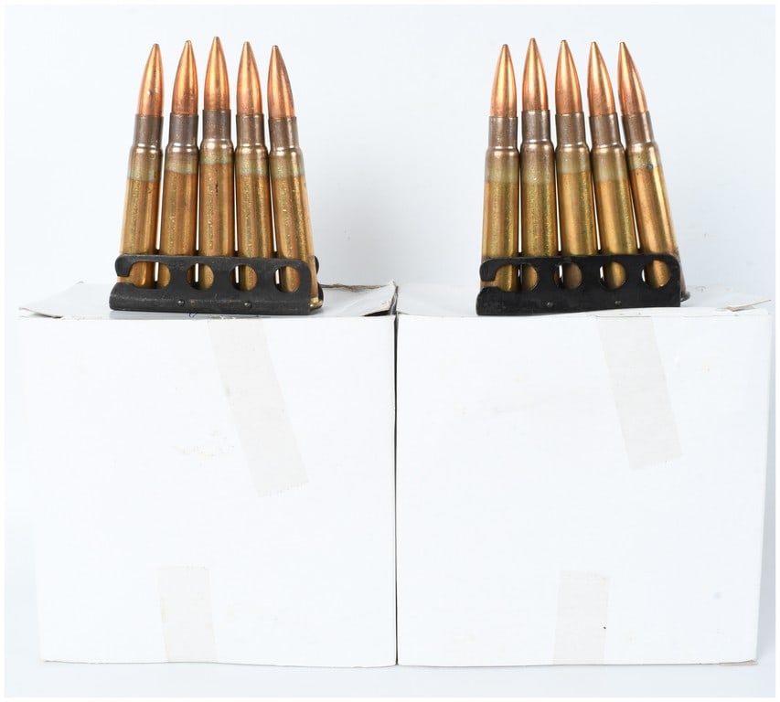 A Lot of 85 Rounds of .303 British Ammunition on Clips (1 of 4)
