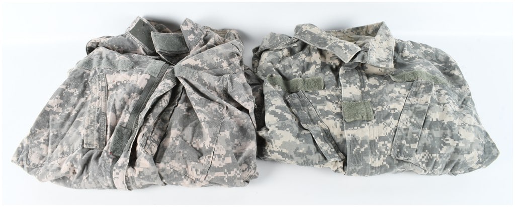 Two US Army Combat Uniform (ACU) Coats in Universal Camouflage Pattern (UCP), Size Large Long (1 of 7)