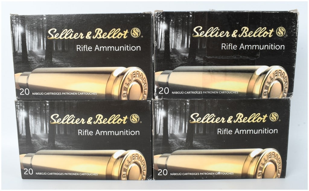A Lot of 80 Rounds of Sellier & Bellot 7x57 Rifle Ammunition (1 of 3)