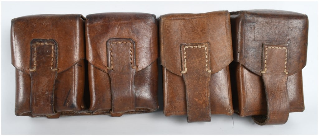 A Pair of Yugoslavian M48 Leather Ammunition Pouches (1 of 6)