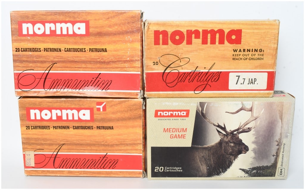 A Lot of 78 Rounds of Norma 7.7x58mm Japanese Centerfire Rifle Ammunition (1 of 4)