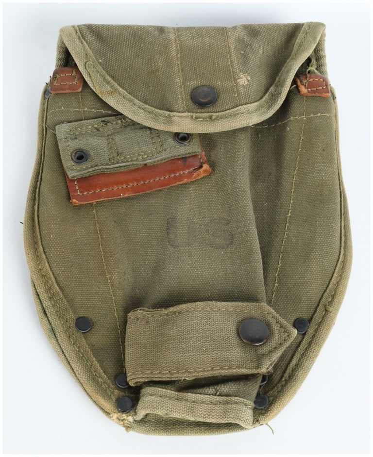 US Army M-1943 Canvas Entrenching Tool Carrier (1 of 4)