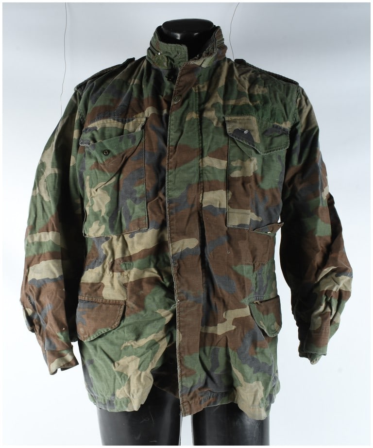 US Military M-1965 Woodland Camouflage Field Coat Size Medium Regular (1 of 9)